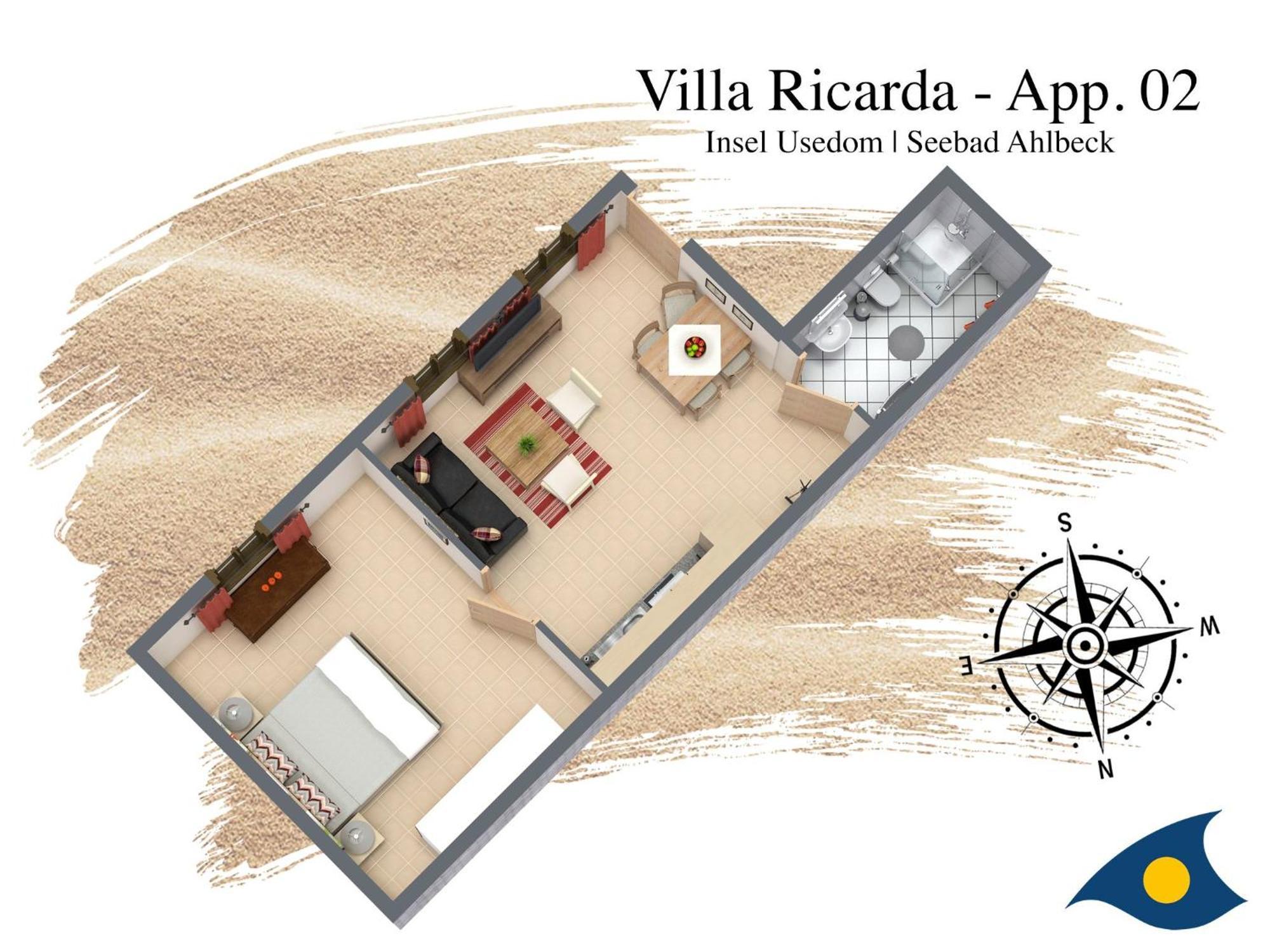 Villa Ricarda Whg 02 Heringsdorf  Buitenkant foto